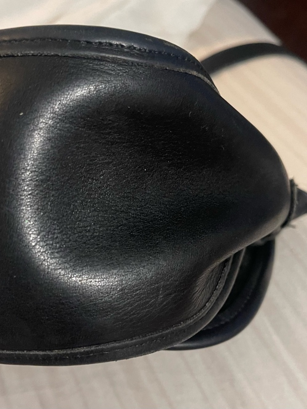 Vintage Coach Black Leather City Bag No G9N-9790 - Picture 3 of 9